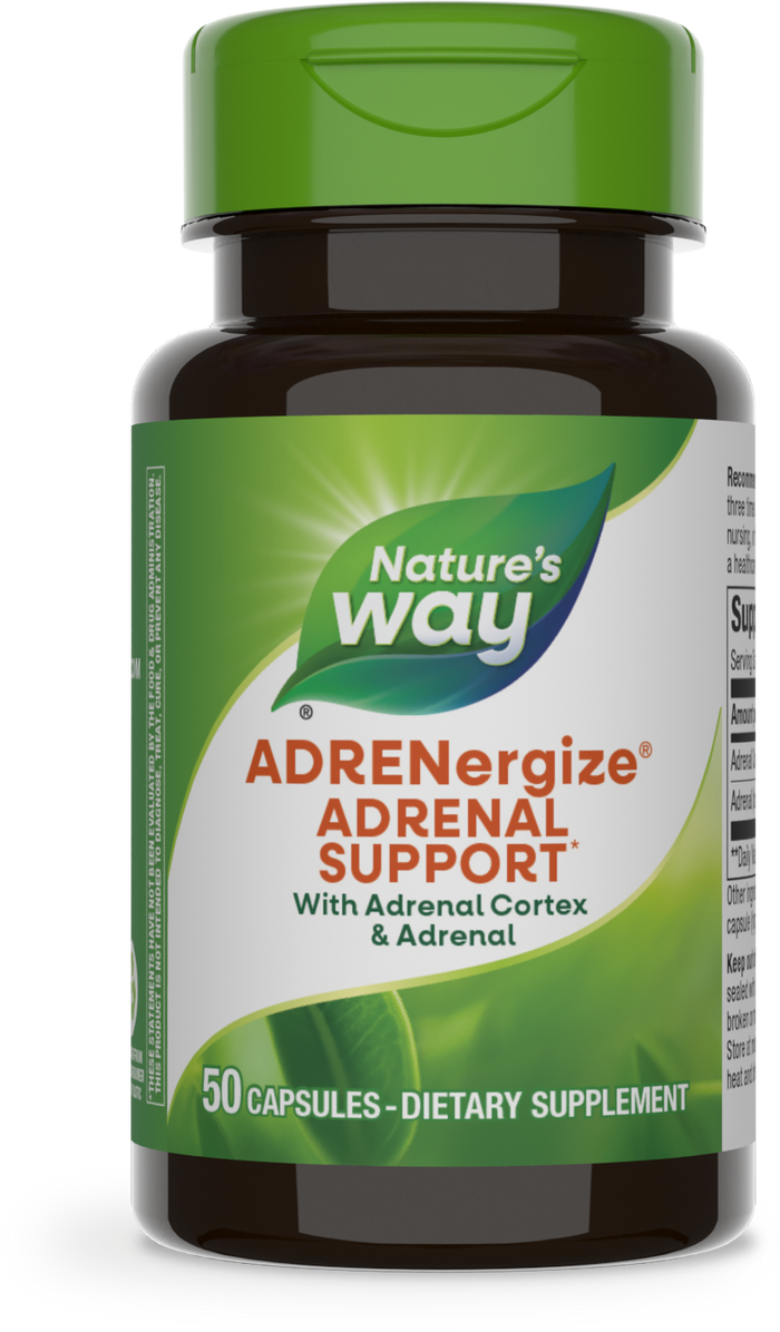 <{%PRIMARY_04085%}>Nature's Way® | ADRENergize Adrenal Support, 50 capsules
