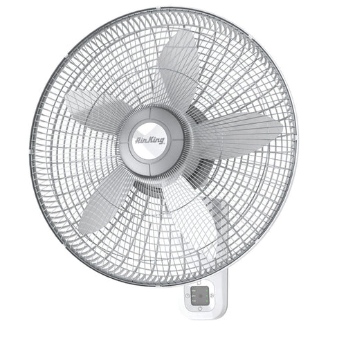 Air King 1/20 HP 18" Commercial Grade Wall Mount Fan: 3-Speed, Remote, Timer