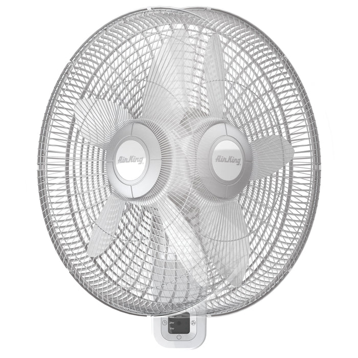Air King 1/20 HP 18" Commercial Grade Wall Mount Fan: 3-Speed, Remote, Timer