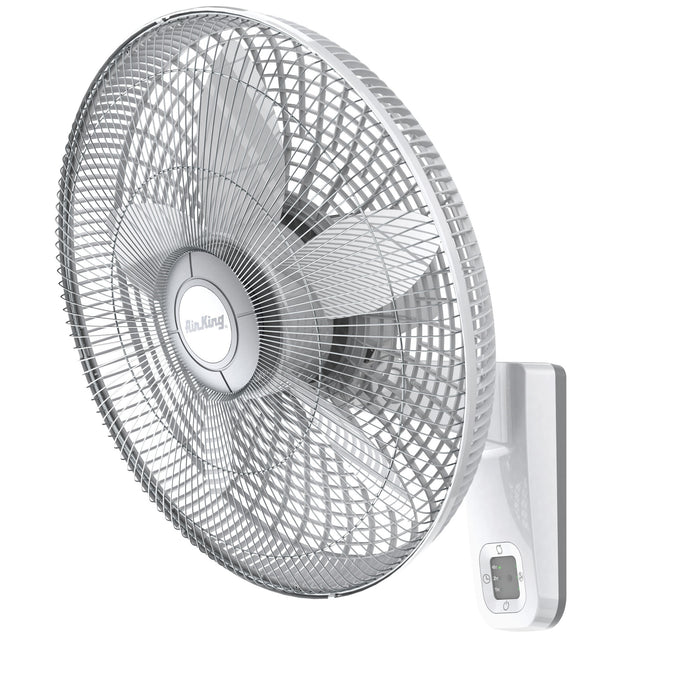 Air King 1/20 HP 18" Commercial Grade Wall Mount Fan: 3-Speed, Remote, Timer
