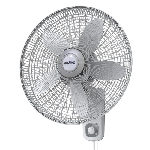 Air King 1/20 HP 18" Commercial Grade Wall Mount Fan: Oscillating, 3-Speed