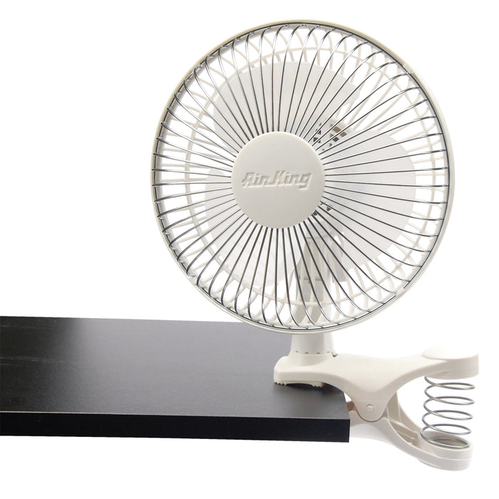 Air King 6" Commercial Grade Clip-On Fan: 2-Speed, Pivoting