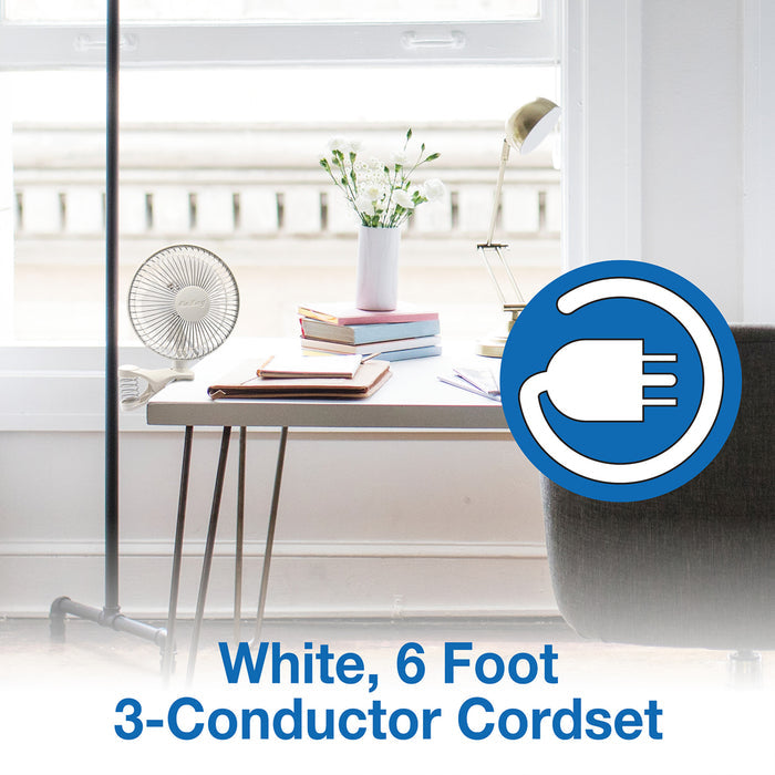 Air King 6" Commercial Grade Clip-On Fan: 2-Speed, Pivoting