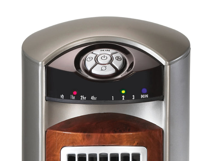 Air King Wind Curve 42" Tower Fan: Oscillating, 3-Speed, Remote, Ionizer, Brown