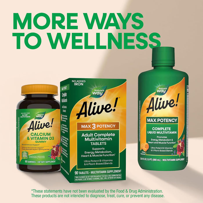 <{%MAIN4_15817%}>Nature's Way® | Alive! Adult Premium Gummy Multivitamin