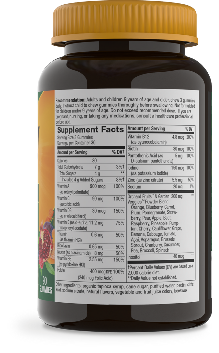 <{%360IMAGE1_15817%}>Nature's Way® | Alive! Adult Premium Gummy Multivitamin - right side of pack