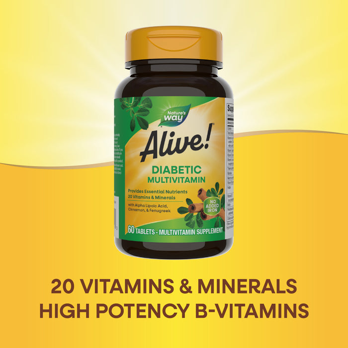 <{%MAIN3_12371%}>Nature's Way® | Alive! Diabetic Multivitamin