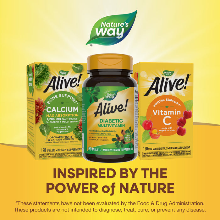 <{%MAIN5_12371%}>Nature's Way® | Alive! Diabetic Multivitamin