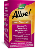 <{%PRIMARY_15543%}>Nature's Way® | Alive! Max3 Potency Women's Complete Multivitamin, 90 tablets