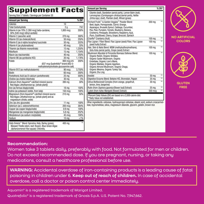 <{%MAIN5_15543%}>Nature's Way® | Alive! Max3 Potency Women's Complete Multivitamin