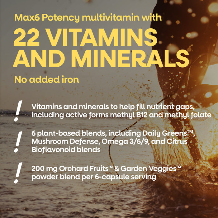 <{%MAIN3_15092%}>Nature's Way® | Alive! Max6 Potency Adult Complete Multivitamin-No Added Iron
