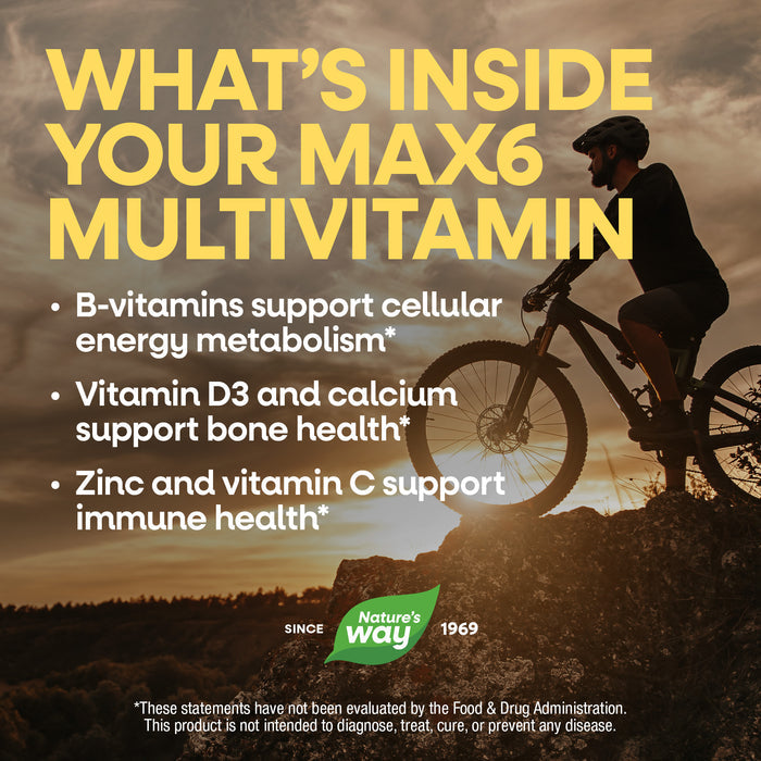<{%MAIN4_15090%}>Nature's Way® | Alive! Max6 Potency Adult Complete Multivitamin