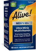<{%PRIMARY_15973%}>Nature's Way® | Alive! Men's 50+ Ultra Minis Multivitamin, 180 tablets