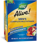 <{%PRIMARY_13660%}>Nature's Way® | Alive! Men's Complete Multivitamin, 50 tablets