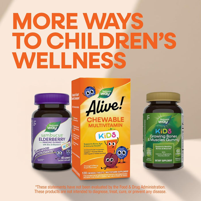 <{%MAIN6_15789%}>Nature's Way® | Alive! Premium Kids Gummy Multivitamin