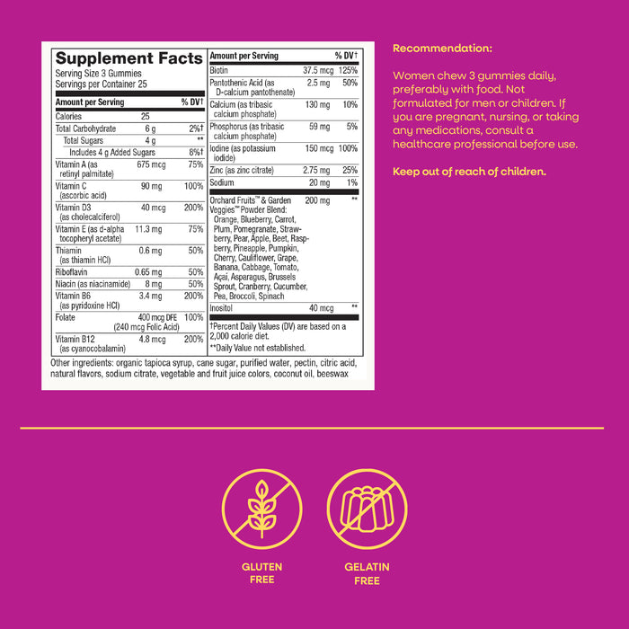<{%MAIN4_15897%}>Nature's Way® | Alive! Premium Women's Gummy Multivitamin