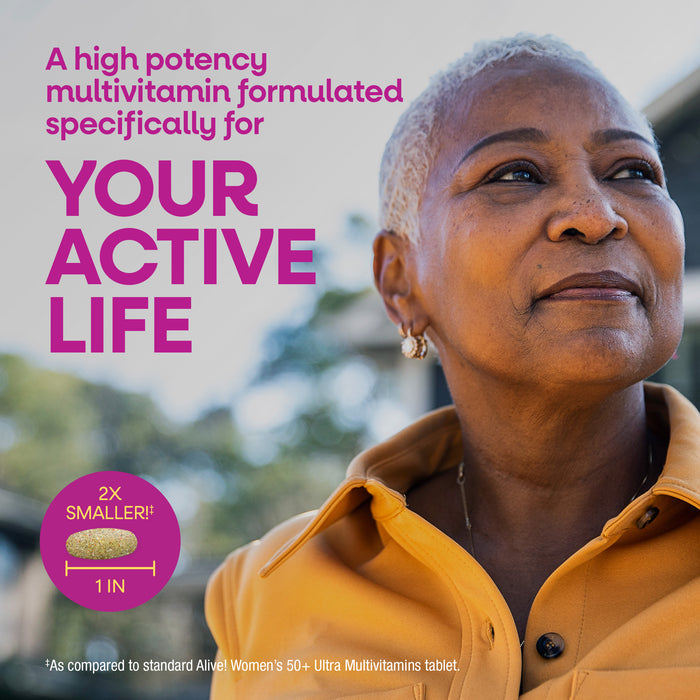 <{%MAIN1_15974%}>Nature's Way® | Alive! Women's 50+ Ultra Minis Multivitamin