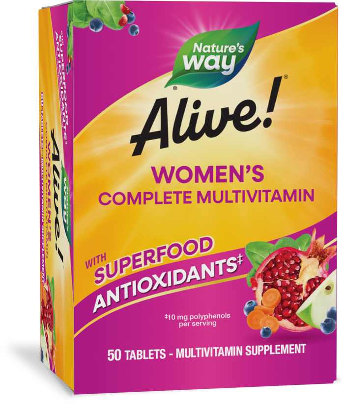 <{%PRIMARY_13663%}>Nature's Way® | Alive! Women's Complete Multivitamin, 50 tablets