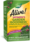 <{%PRIMARY_12111%}>Nature's Way® | Alive! Women's Garden Goodness Complete Multivitamin, 60 tablets