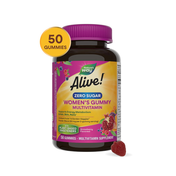 <{%MAIN5_14618%}>Nature's Way® | Alive! Zero Sugar Women's Gummy Multivitamin