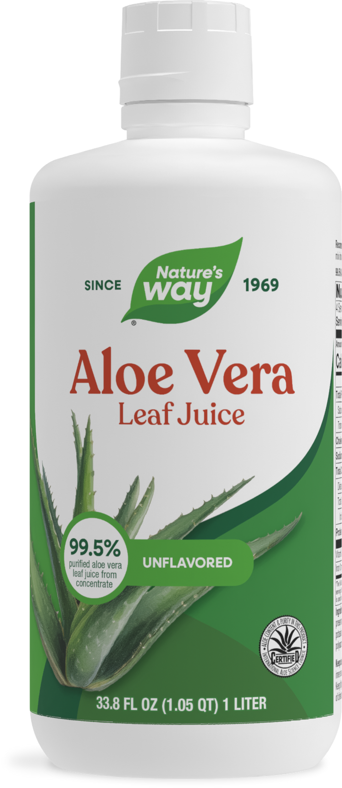 <{%PRIMARY_14280%}>Nature's Way® | Aloe Vera Leaf Juice, 33.8 fl oz (1 l)