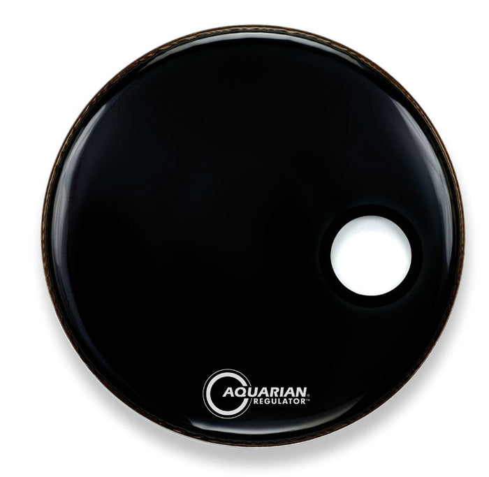 Peau Regulator 22", trou 4.75", noire