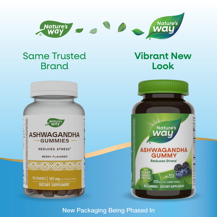 <{%MAIN1_13983%}>Nature's Way® | Ashwagandha Gummies - package updates old to new