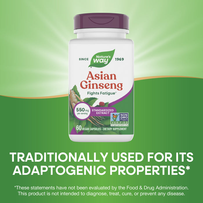 <{%MAIN3_61700%}>Nature's Way® | Asian Ginseng Standardized Extract