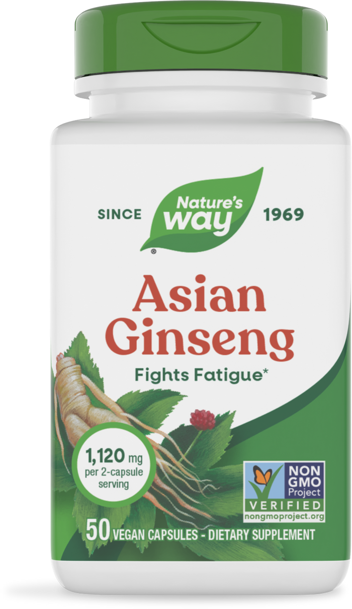 <{%PRIMARY_13400%}>Nature's Way® | Asian Ginseng, 50 capsules