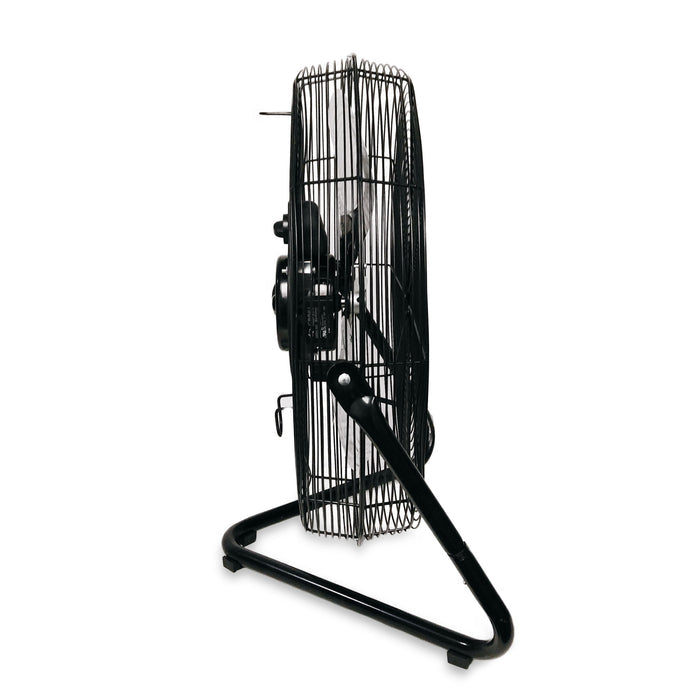 B-Air 20" High Velocity Floor Fan: wall mount, 3-speed, pivoting