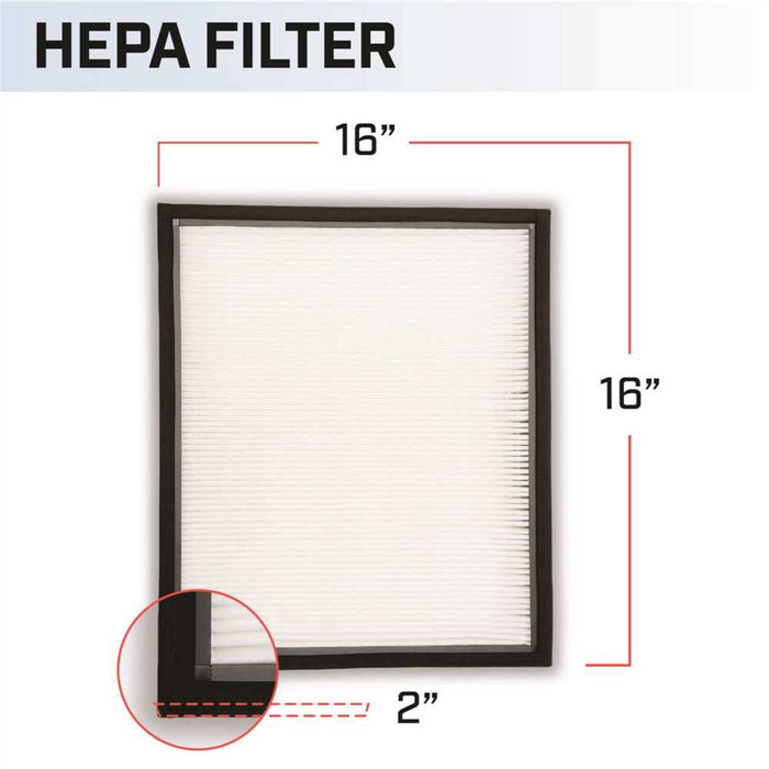 B-Air AS-HF Stage 2 Air Scrubber HEPA Filters: 2 pack