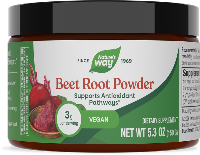 <{%PRIMARY_12127%}>Nature's Way® | Beet Root Powder, 5 oz (150 g)