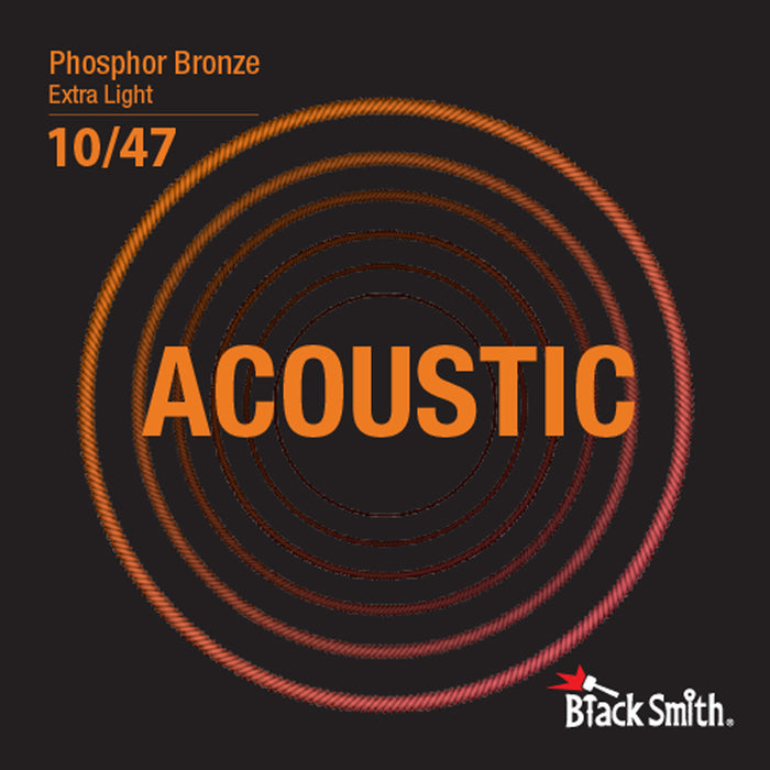 Jeu de cordes"Extra Light" pour guitare acoustique (10-14-23-30-39-47), phosphore bronze