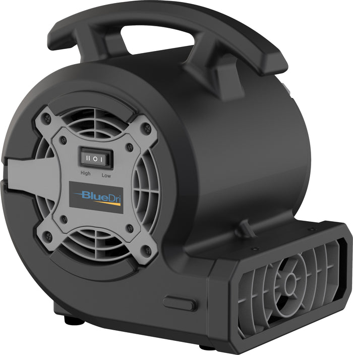 BlueDri 1/8 HP 13" Air Mover Blower Fan: 2-Speed, High Velocity