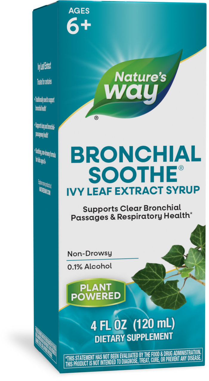 <{%PRIMARY_08771%}>Nature's Way® | Bronchial Soothe Ivy Leaf Extract Syrup, 4.0 fl oz (120 ml)
