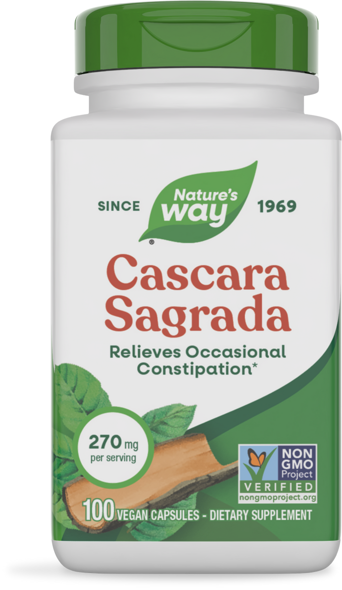 <{%PRIMARY_11300%}>Nature's Way® | Cascara Sagrada, 100 capsules