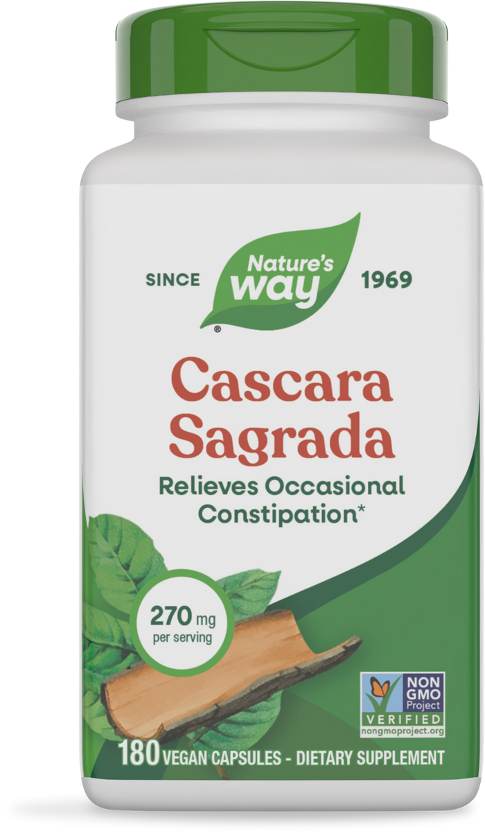 <{%PRIMARY_11308%}>Nature's Way® | Cascara Sagrada, 180 capsules
