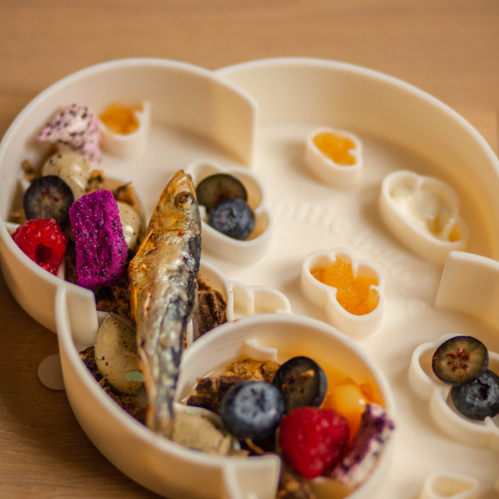 cloud slow feeder bowl | coconut