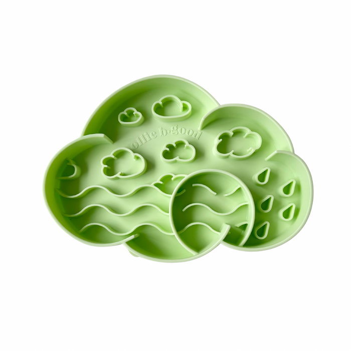 cloud slow feeder bowl | honeydew
