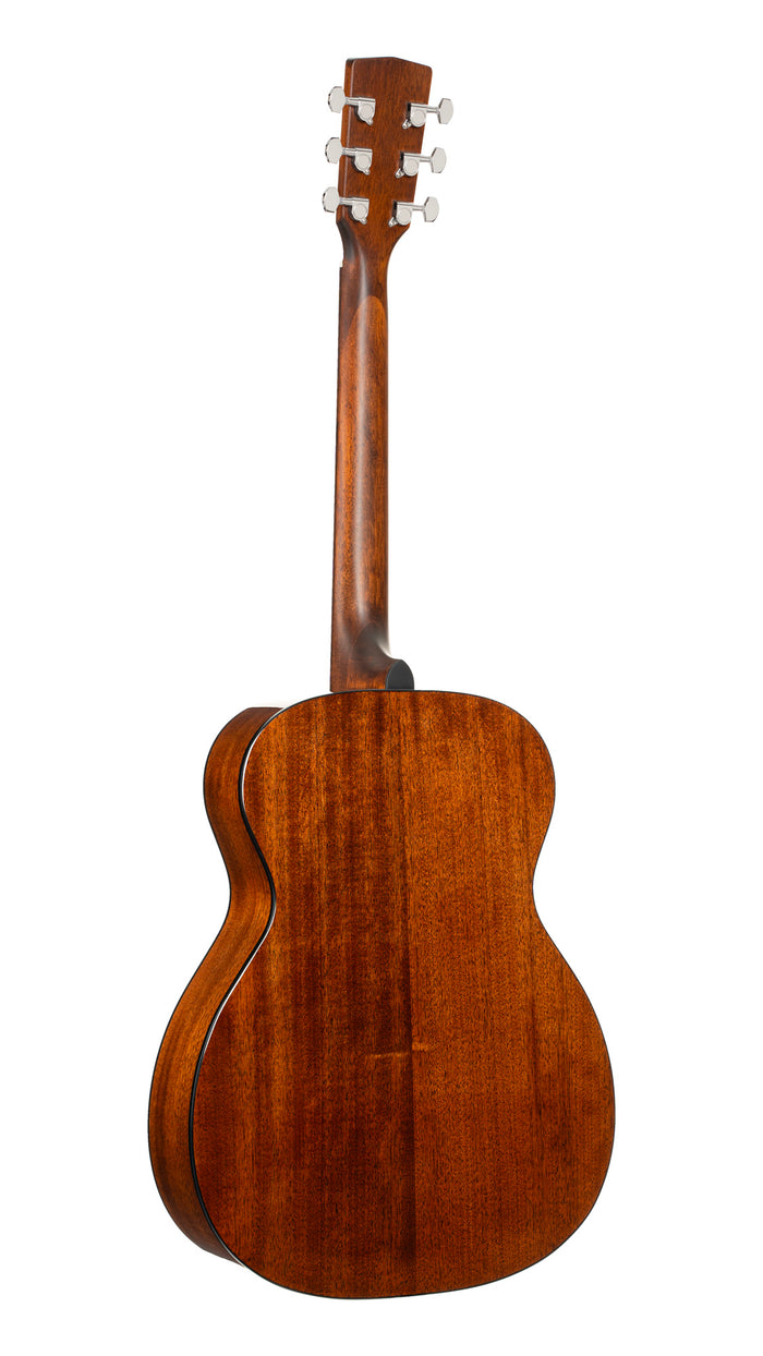 L60, forme Orchestra Model, table épicéa massif, fond & éclisses acajou, touche laurier, naturel brillant