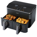 COSORI 9-quart dual basket air fryer with two cooking drawers