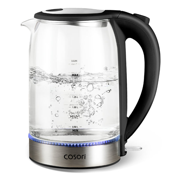COSORI glass electric tea kettle boiling water