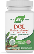 <{%PRIMARY_09021%}>Nature's Way® | DGL Sugar Free, 100 chewables, Licorice