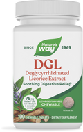 <{%PRIMARY_09001%}>Nature's Way® | DGL, 100 chewables, Licorice