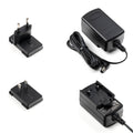 Alimentation 9V DC 1.3A, 100-240V, livrée avec deux fiches interchangeables (EU/US)