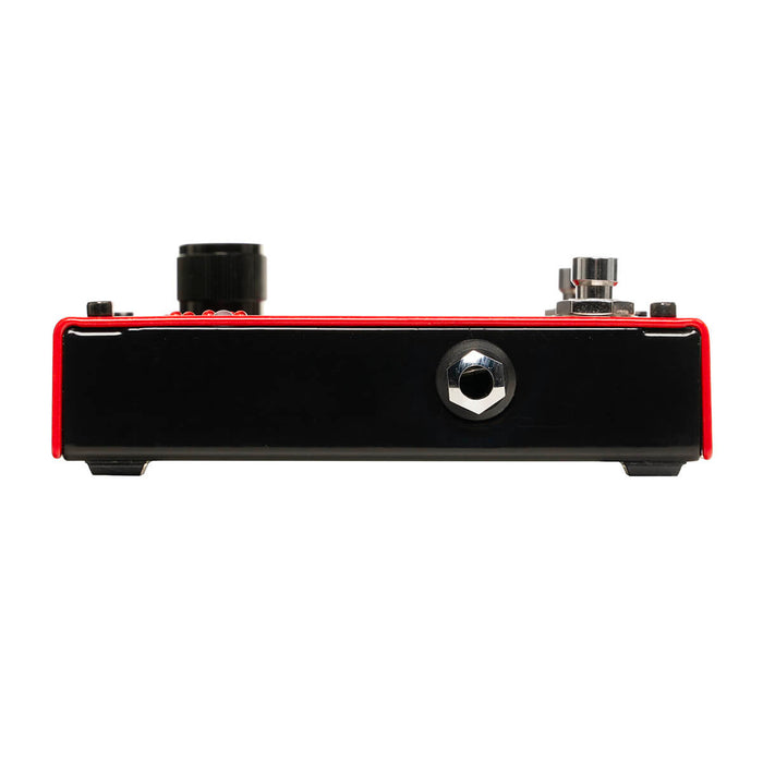 Pédale HammerOn, pitch-shifter instantané 4 octaves, 3 modes d'effets (HammerOn, Impossible, Sequence), alimentation, rouge