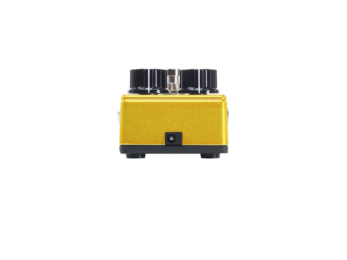 PÉDALE OVERDRIVE PREAMP 250, overdrive basé sur le circuit original avec des composants actualisés, True Bypass, jaune métallisé