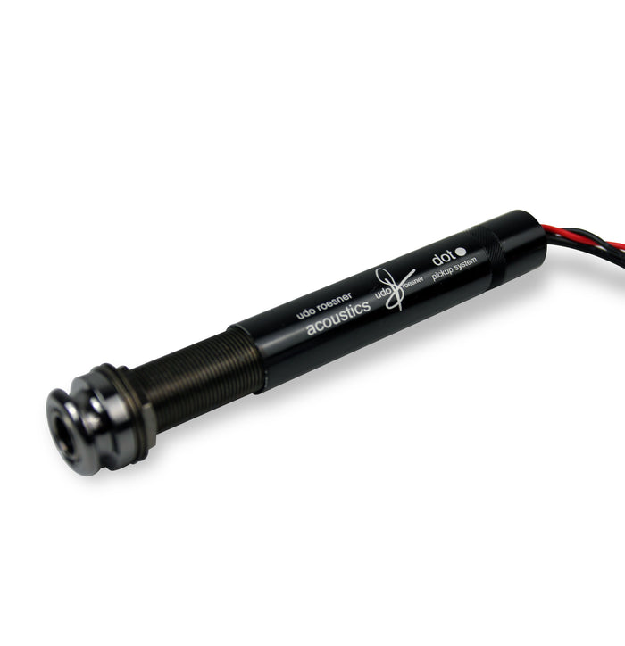 Préampli actif .DOT avec capteur piezo, pour guitares acoustiques, noir