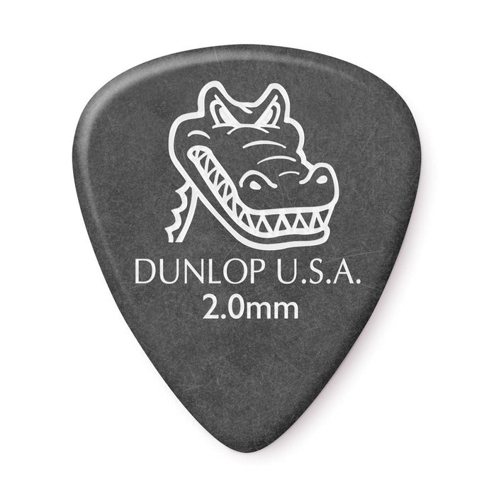 Sachet de 12 médiators Gator Grip 200 (noir)