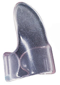 Sachet de 12 onglets doigt plastique, médium